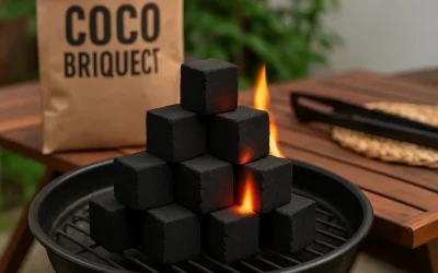 Briquette Coco Barbecue for Clean Grilling