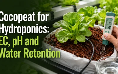 Cocopeat for Hydroponics: EC, pH and Water Retention