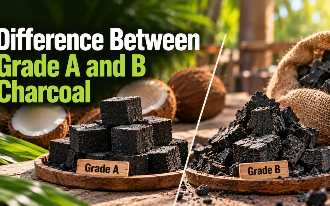 difference between grade a and b charcoal