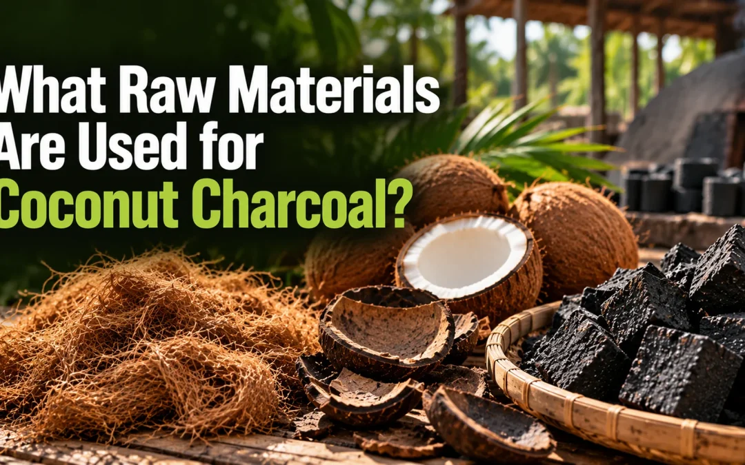 raw material for coconut charcoal